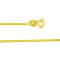 14Kt Yellow Gold Diamond Cut Snake 022